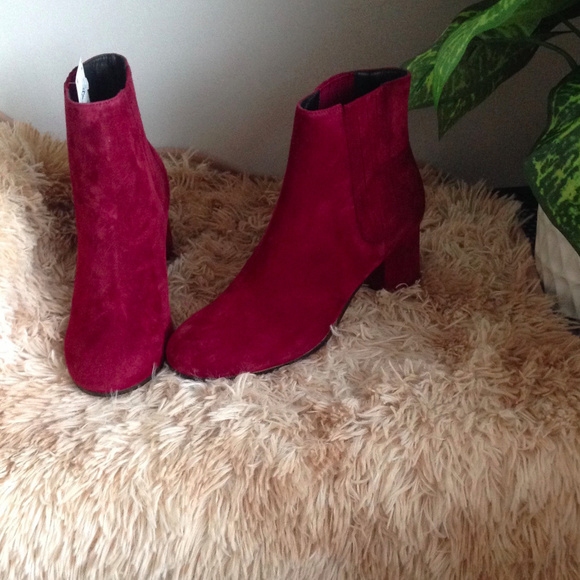 New Joie Remmie Suede Ankle Booties Boho  Preppy Classic - Picture 5 of 8